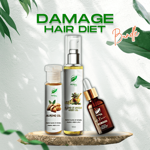 Damaged Hair Diet Bundle - HerbalCafePK