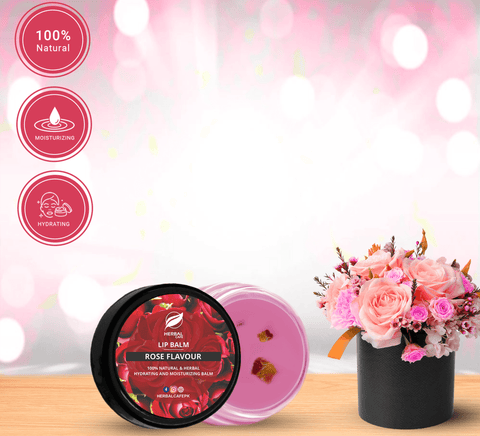 Rose - Lip Balm - HerbalCafePK