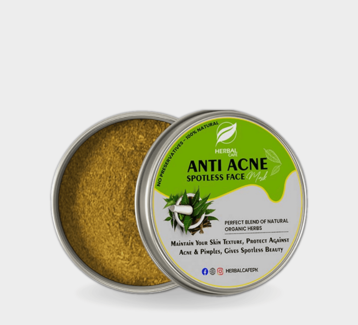 Anti Acne Spotless Face Mask - HerbalCafePK